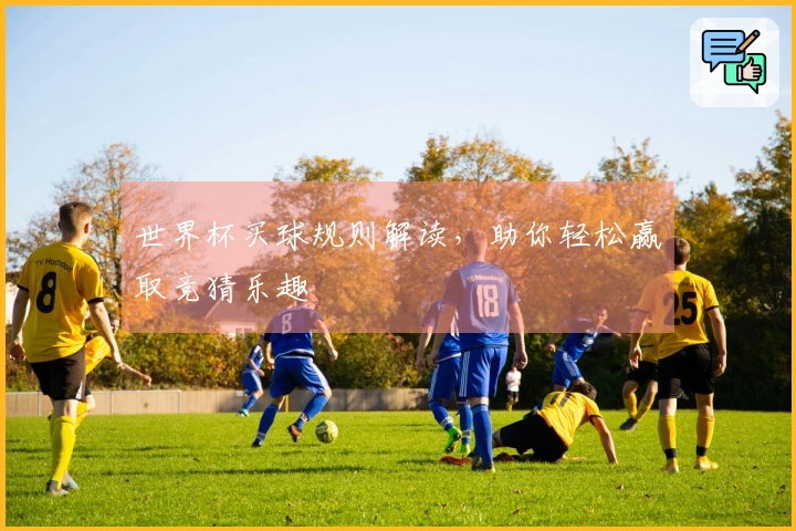 世界杯买球规则解读，助你轻松赢取竞猜乐趣